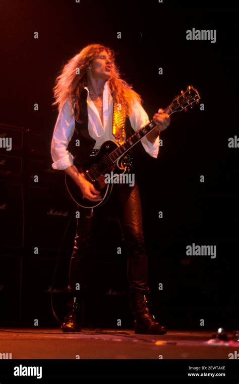 Whitesnakes John Sykes Performing Live At A Slide It In Tour At