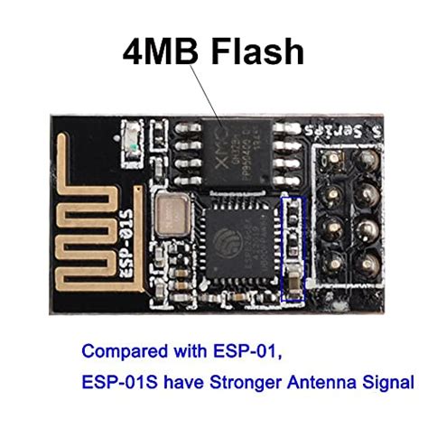 Diymall Esp8266 Esp 01s Wifi Serial Transceiver Module With 4mb Flash