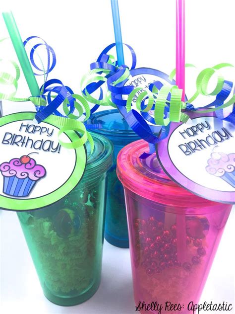 Similar to the idea above, a spa kit would be a very cute and indulgent birthday gift that essentially only requires a quick stop at cvs. Student Birthday Gifts with a FREE Download - Appletastic ...