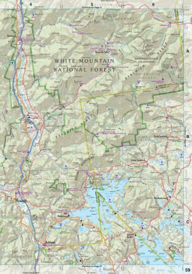 New Hampshirevermont Atlas And Gazetteer Page 59 Map By Garmin Avenza