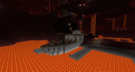 Resetting the nether is very importa. City in the Nether Minecraft Project