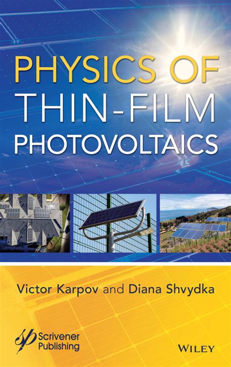 Victor G Karpov Physics Of Thin Film Photovoltaics
