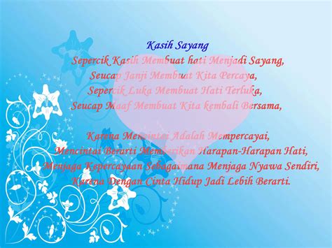 Puisiku Cintaku: Kasih Sayang