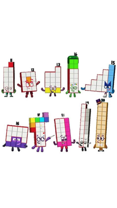 Numberblocks 1 20 Arifmetix Style By Alexiscurry On Deviantart Images