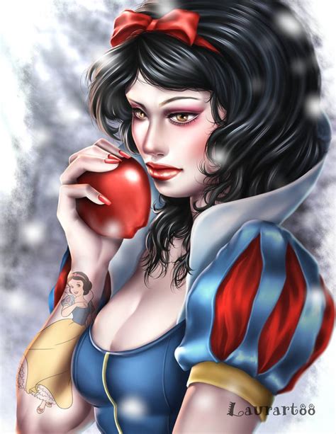 Sweet Snow White By Laurart