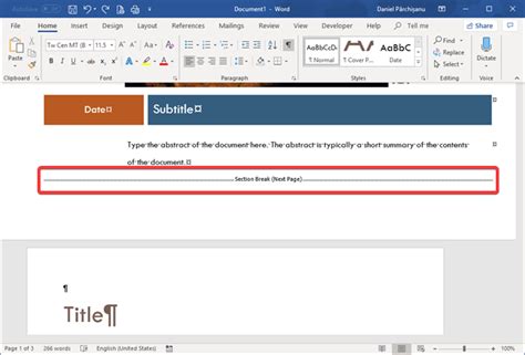 How To View Insert Or Remove Section Breaks In Microsoft Word