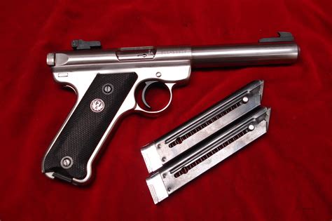 Ruger Mkii 55 Stainless Bull Barr For Sale At
