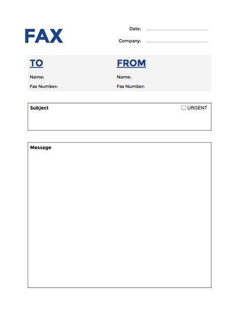 fax cover sheet templates  docx  google docs