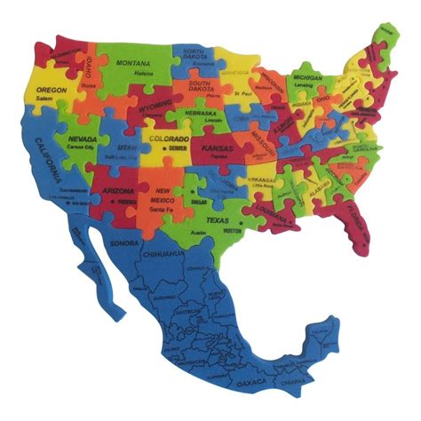 lista 97 foto mapa de mexico con estados unidos cena hermosa