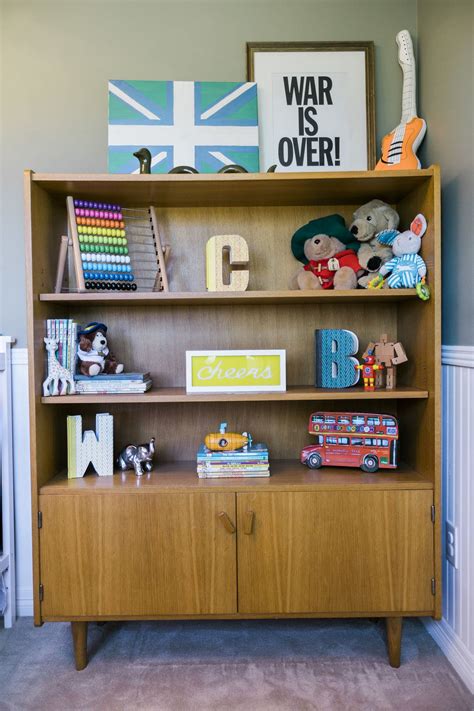 Charlie's Rocker Nursery - Project Nursery | Nursery shelves, Eclectic nursery, Nursery bookshelf