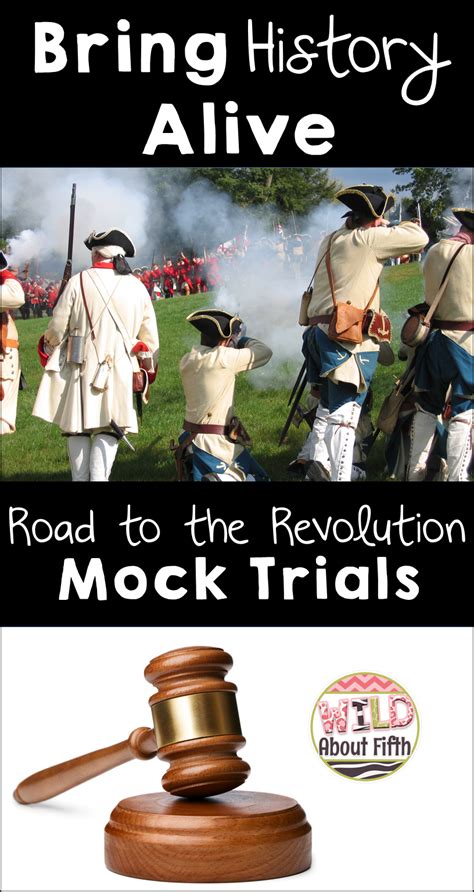 Revolutionary War Mock Trial Project Based Learning Activity American