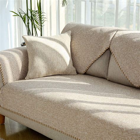 Sofa Coveranti Slip Couch Cover Solid Color Slipcover L