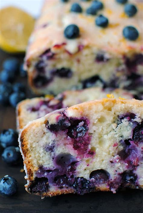 Lemon Blueberry Bread Recipe With Lemon Glaze Lets Eat Cake