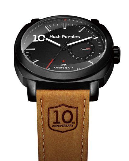 Hush Puppies 10th Anniversary Men S Automatic Watch With Black Dial Analogue Display And Brown