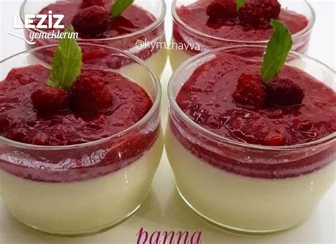 400 ml süt (2 su bardağı)400 ml sıvı krema1 su bardağı toz şeker1 vanilya çubuğu6 yaprak jelatin, 400 ml süt (2 su bardağı), 400 ml sıvı krema, 1 su bardağı toz şeker, 1 vanilya çubuğu, 6 yaprak jelatin, 200 g dondurulmuş frambuaz2 yemek kaşığı şeker1 çay bardağı su1. Panna Cotta (Nefis İtalyan Lezzeti) - Leziz Yemeklerim