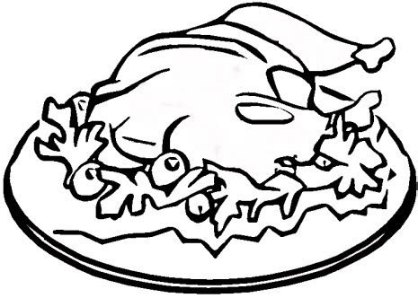 Thanksgiving Food Coloring Pages