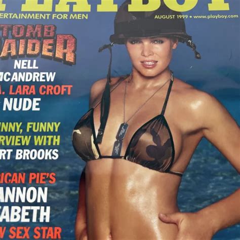 Playboy Magazine Aug Nell Mcandrew A K A Lara Croft Nude