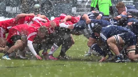 Rugby Game In The Snow Byu Vs Suu Youtube