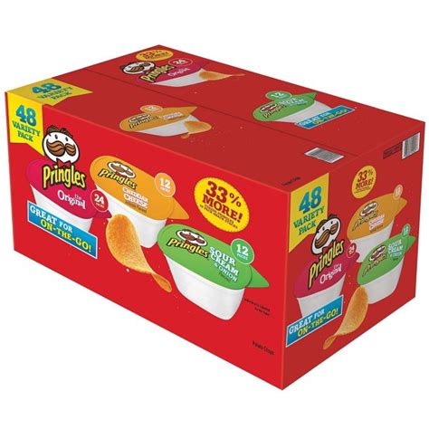 Pringles Snack Stacks Variety Pack 48 Ct