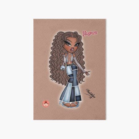 Bratz Strut It Yasmin Drawing By Monsterlool Art Board Print For