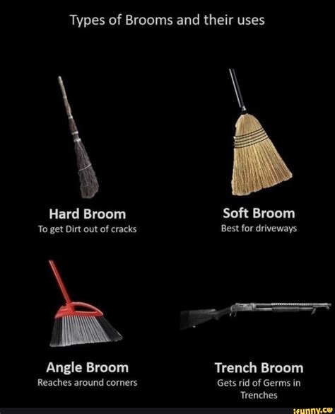 Types Of Brooms And Their Uses Hard Broom Soft Broom To Get Dirt Out Of