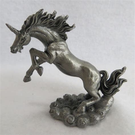 Myths And Legends Rearing Unicorn Pewter By Veronese 25 Magical