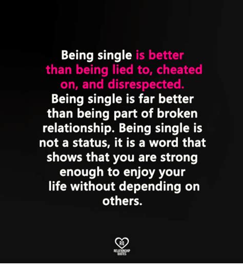 Single people are more likely to not only embrace solitude, but benefit from it it could be the key to getting to know yourself better. in a 2016 presentation for the american psychological association, depaulo. 25+ Best Memes About Broken Relationship | Broken ...