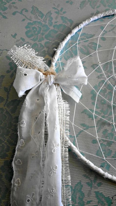 For The Love Of White Fabric Dream Catcher Tutorial