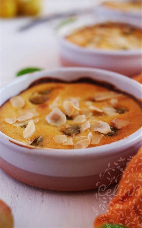 Avec cette recette le cheesecake ne gonfle pas à la cuisson, il reste bien lisse et peut paraître pas assez cuit (aspect bloblotant). Petits clafoutis amande et mirabelles | Mirabelle ...