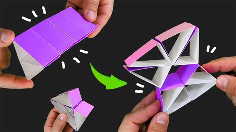 Easy Origami Fidgets Toy Antistress Funny Moving Paper Toys Youtube