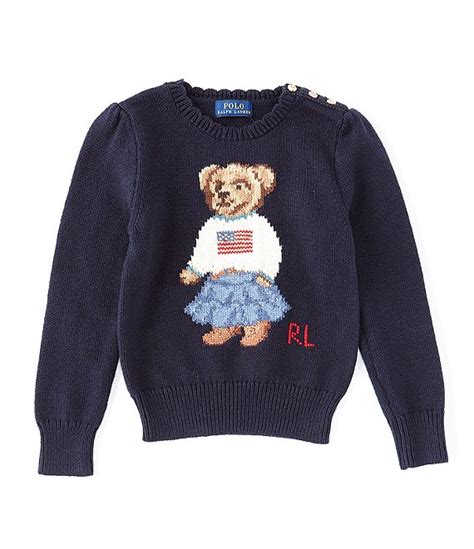 Only 1 available and it's in 3 people's carts. Polo Ralph Lauren Little Girls 2T-6X Polo Bear Flag ...