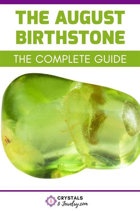 The August Birthstone The Only Guide You Need In 2021 August Birth