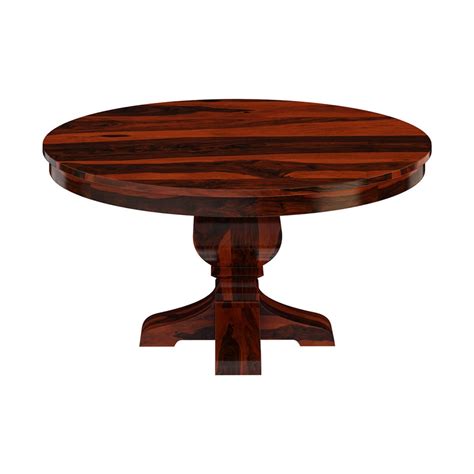 A wide range of new and refurbished round tables for a living room, kitchen, hallway, office, or bedroom are for sale on ebay. Missouri 60" Solid Wood Round Pedestal Dining Table