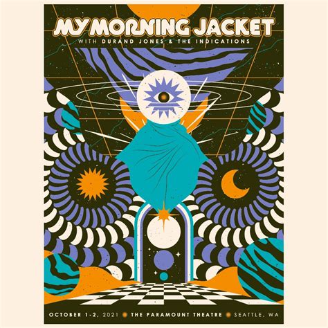 My Morning Jacket On Twitter Heres The Poster For This Weekends Shows At The Paramount