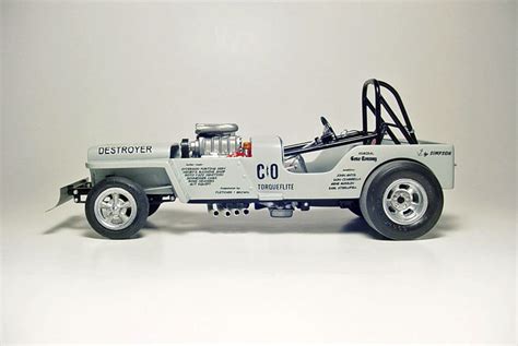 Speed City Resin Vintage Drag Racing Model Cars