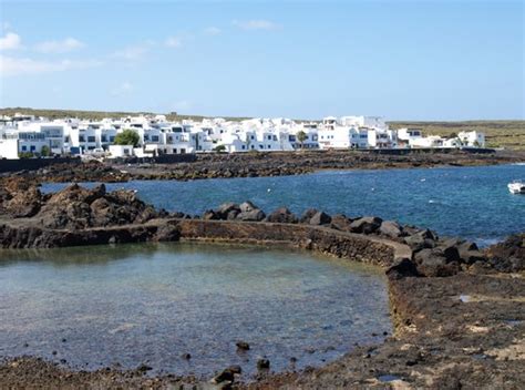 Caleta Del Espino Lanzarote Spiaggia Caleta Di Espino