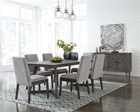 I put it together by myself; Ashley Besteneer D568 UPH Dining Room Set 8pcs in Dark ...