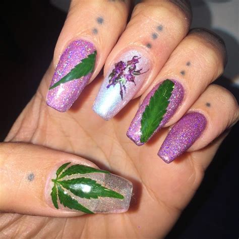 Pin On Weed Nails