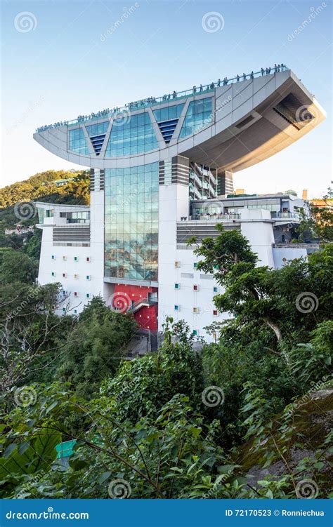 The Peak Tower Victoria Peak Observation Platform In Hong Kong By