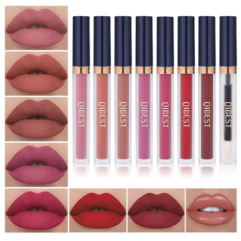 Buy Qibest Pcs Matte Liquid Lipstick Pcs Lip Plumper Makeup Set Kit
