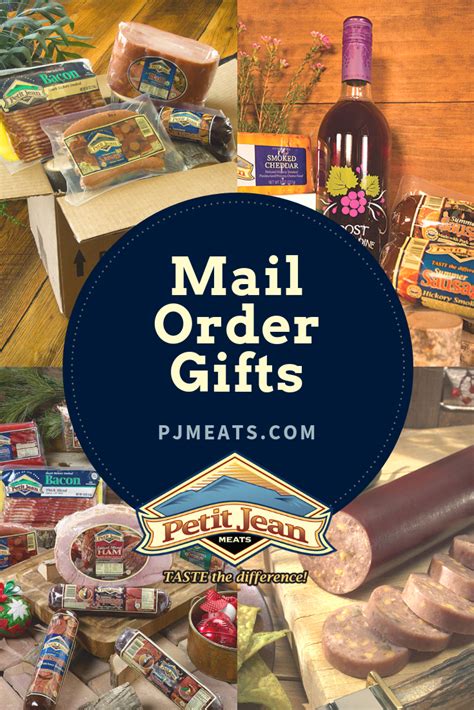 These are the gifts, treats, and gourmet foods that our customers have. Mail Order Gift Boxes from Petit Jean Meats. Ham, Bacon ...