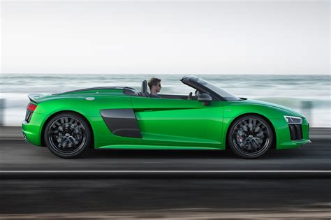 The new audi r8 spyder gives fuel consumption of 17.5 kmpl on highway. The Hulk goes topless: new Audi R8 Spyder V10 Plus ...