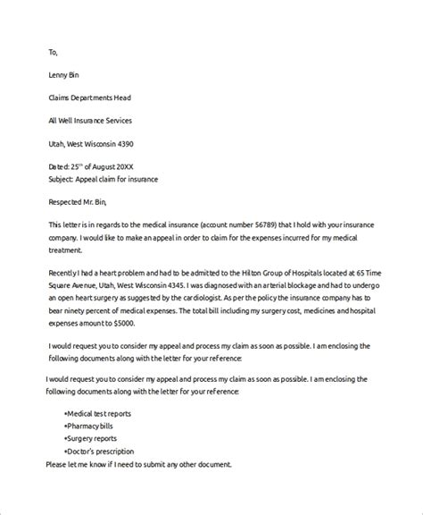Insurance claim letter for phone. FREE 9+ Sample Claims Letter Templates in PDF | MS Word ...