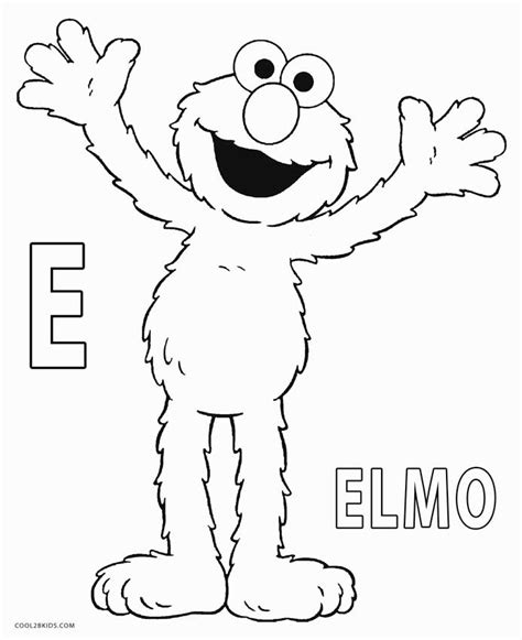 Elmo Letter Coloring Pages Jpeg Image 693 × 850 Pixels Elmo