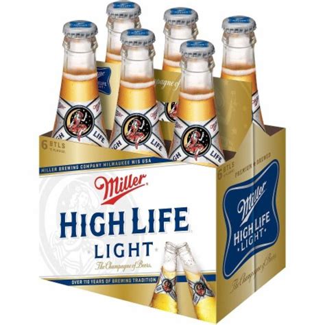 Miller High Life Light Lager Beer 6 Bottles 12 Fl Oz Ralphs