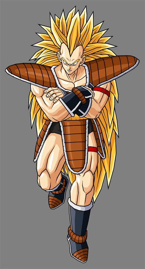 And vegeta with a mustache. Raditz SSJ by hsvhrt on DeviantArt