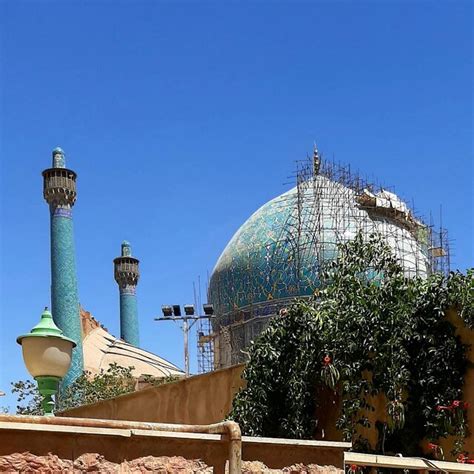 معمای کاشی‌های گنبد مسجد جامع عباسی ایسنا
