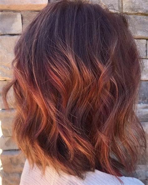 37 Best Red Highlights In 2019 For Brown Blonde And Black Hair