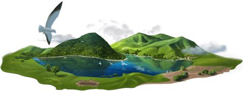 Island Clipart Island Landscape Island Island Landscape Transparent