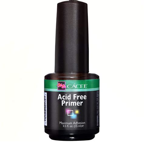 Nail Primer For Acrylic Nails Acid Free No Burn 05 Oz By